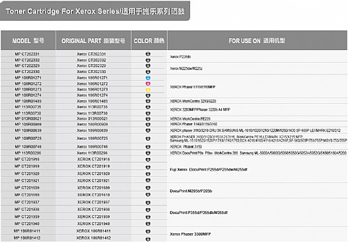 適用于XEROX