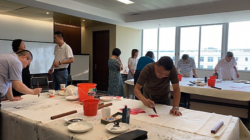 七月盛夏，書(shū)法燃情